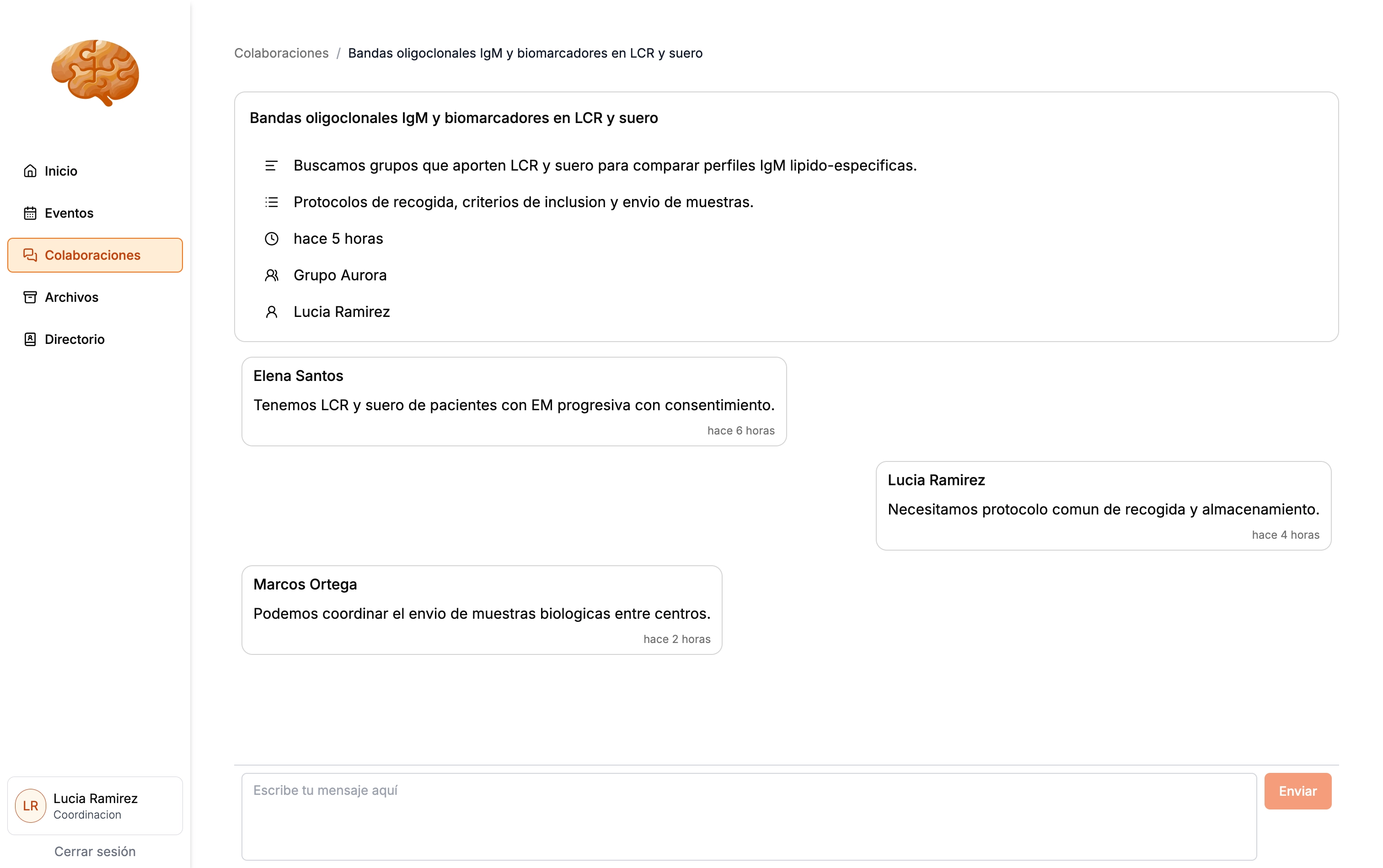 REEM internal operations workflow view